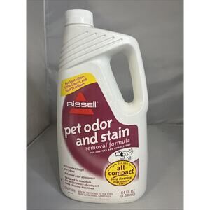 BISSELL 64oz Pet Odor & Stain Carpet Upholstery Cleaner For Little GreenMachine